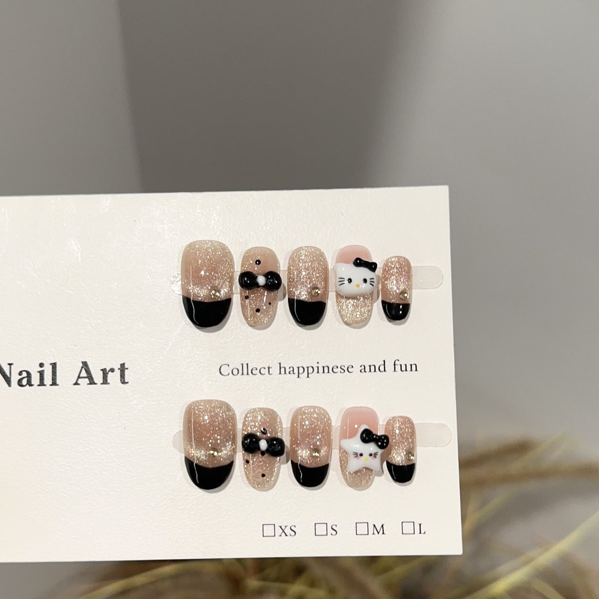 Kreatives Themen-Press-On-Nagelset