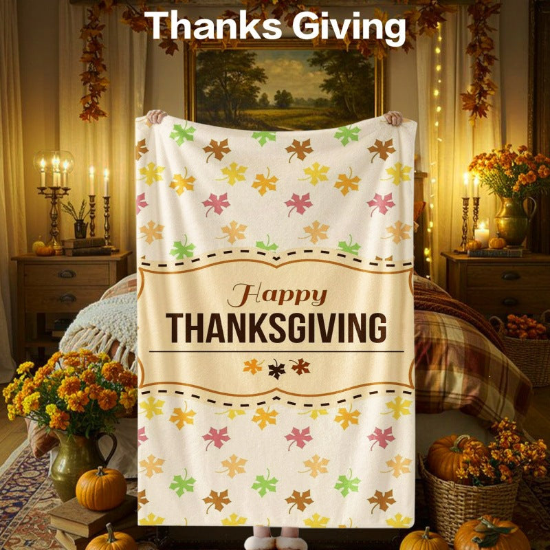 Thanksgiving-Themen Kuscheldecke