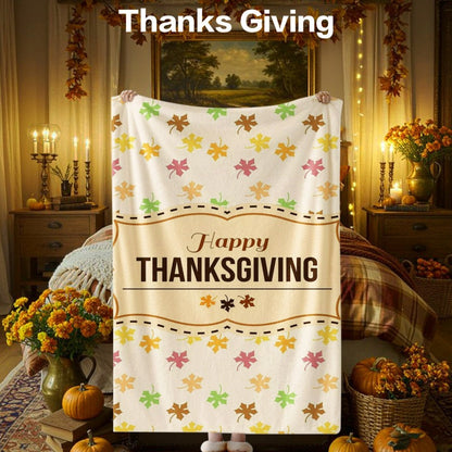 Thanksgiving-Themen Kuscheldecke