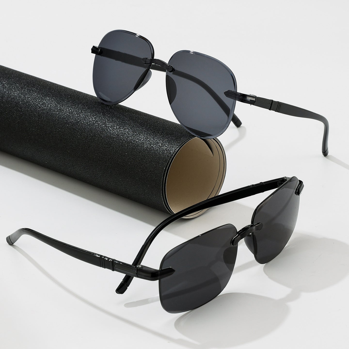 Retro Geometrische Sonnenbrille Brehn