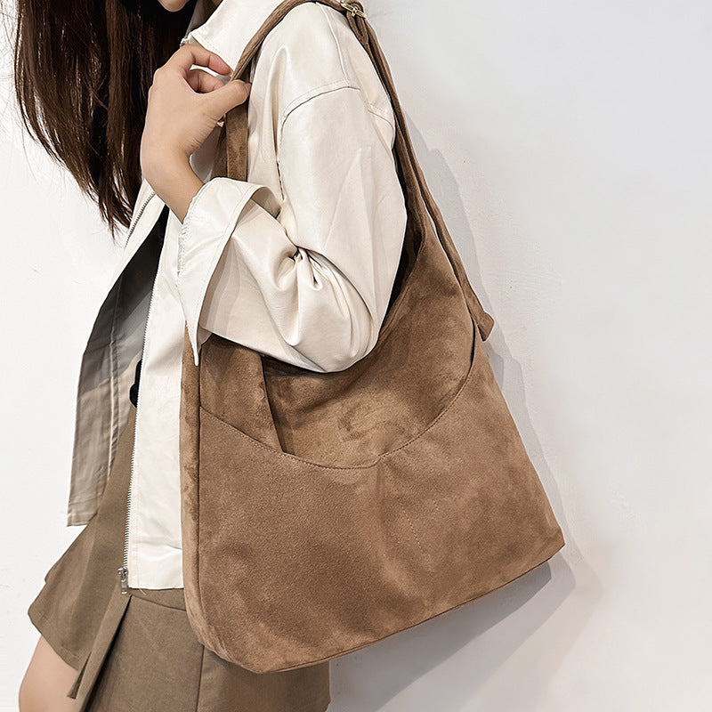 Wildleder Hobo Tasche