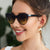 Damen Cat-Eye Sonnenbrille mit hochwertigem Polarisationseffekt Brehn