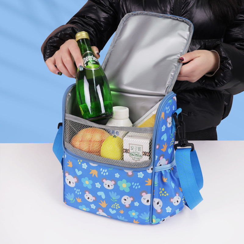 Niedlicher Tierdesign isolierter Lunch-Rucksack