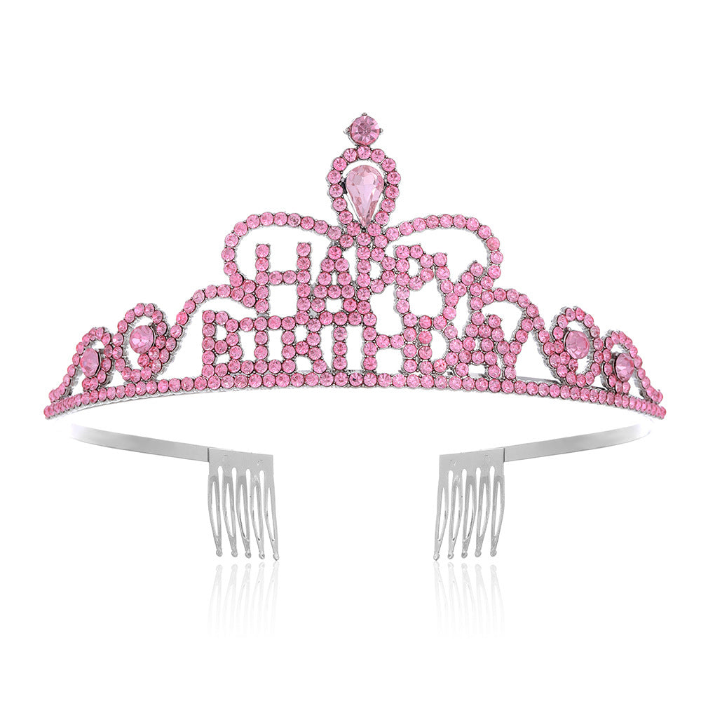 Damen Funkenkrone mit „Happy Birthday“ Schriftzug Brehn