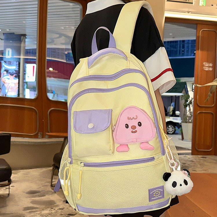 Kinderrucksack mit Verspieltem Tiermotiv und Vielseitigen Fächern Brehn