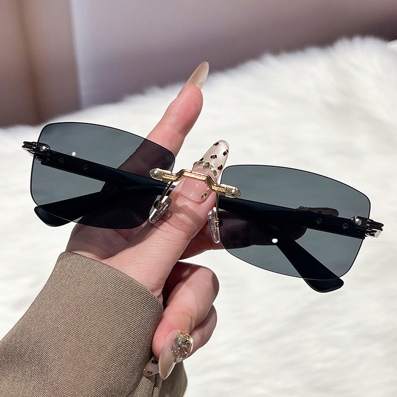 Damen extravagante modische Sonnenbrille mit innovativem Rahmen Brehn