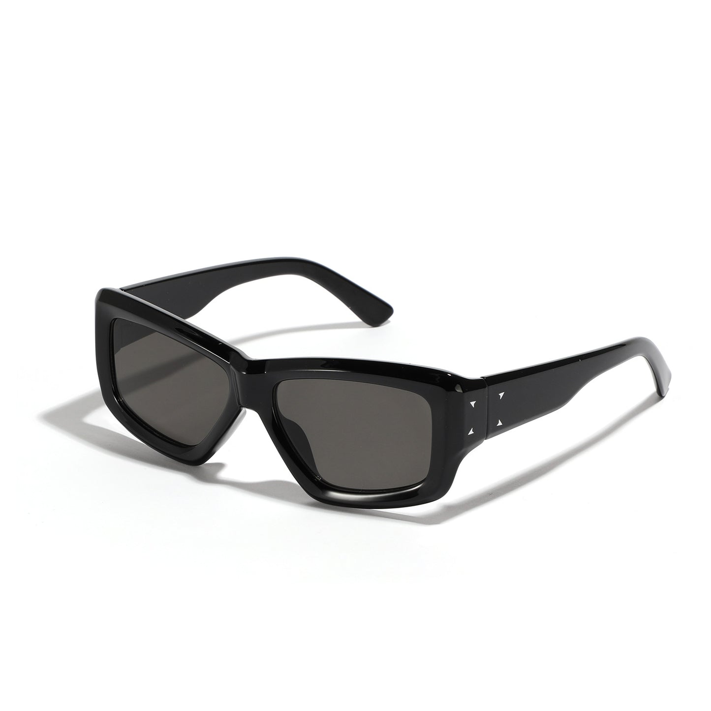 Damen oversized geometrische Sonnenbrille mit modernem Rahmen Brehn