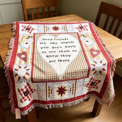 Inspirierende gesteppte Decke