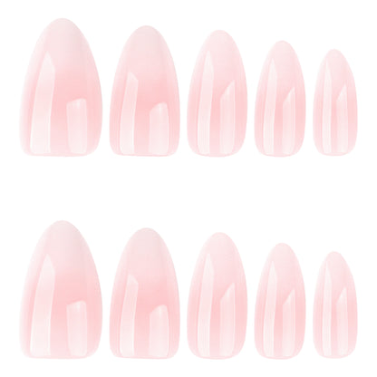Stilvolle Nagelverlängerungen mit zartem Ombre-Design Brehn