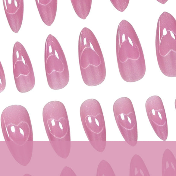 Herz-Design Acryl-Nagelkunst Verbesserungen Brehn