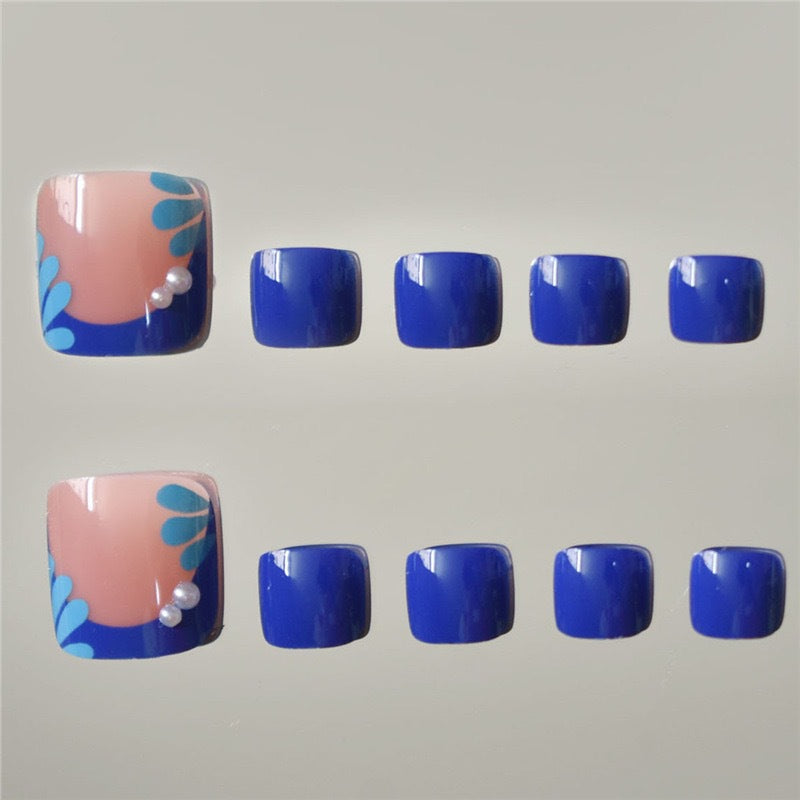 Dekorative Gel Fußnagel Kunst Brehn