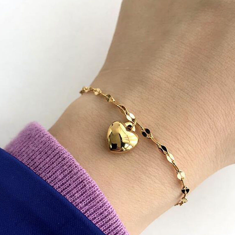 Herzförmiges Charm-Armband Brehn