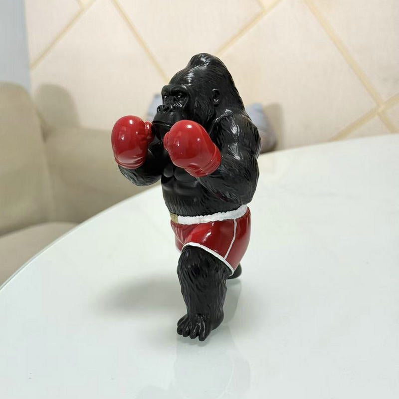 Boxende Gorilla Statue Brehn