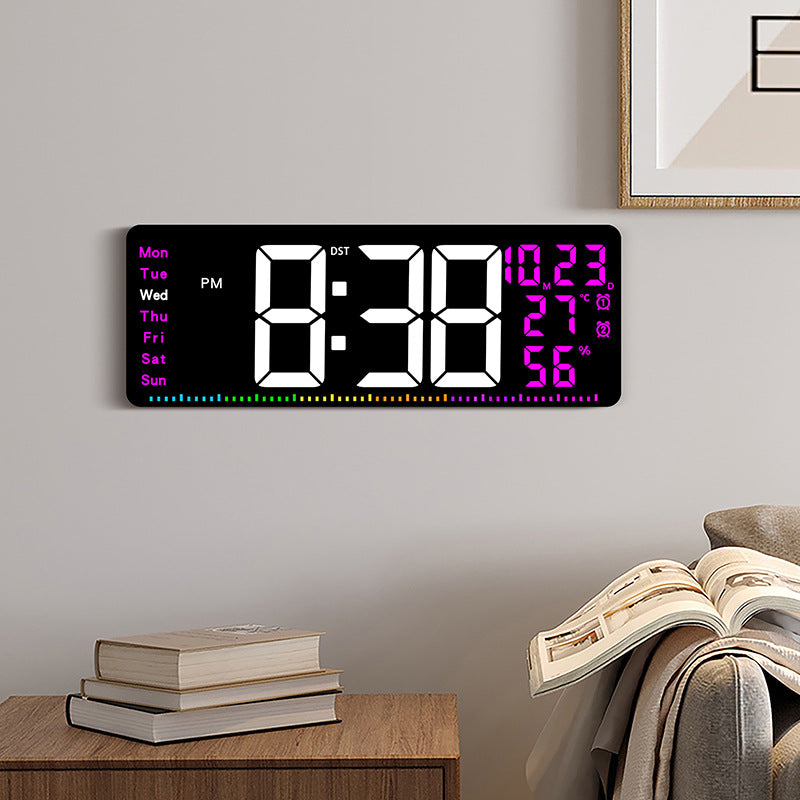 Digitaler Alarmwecker mit großem LED-Display und Wetterdaten Brehn