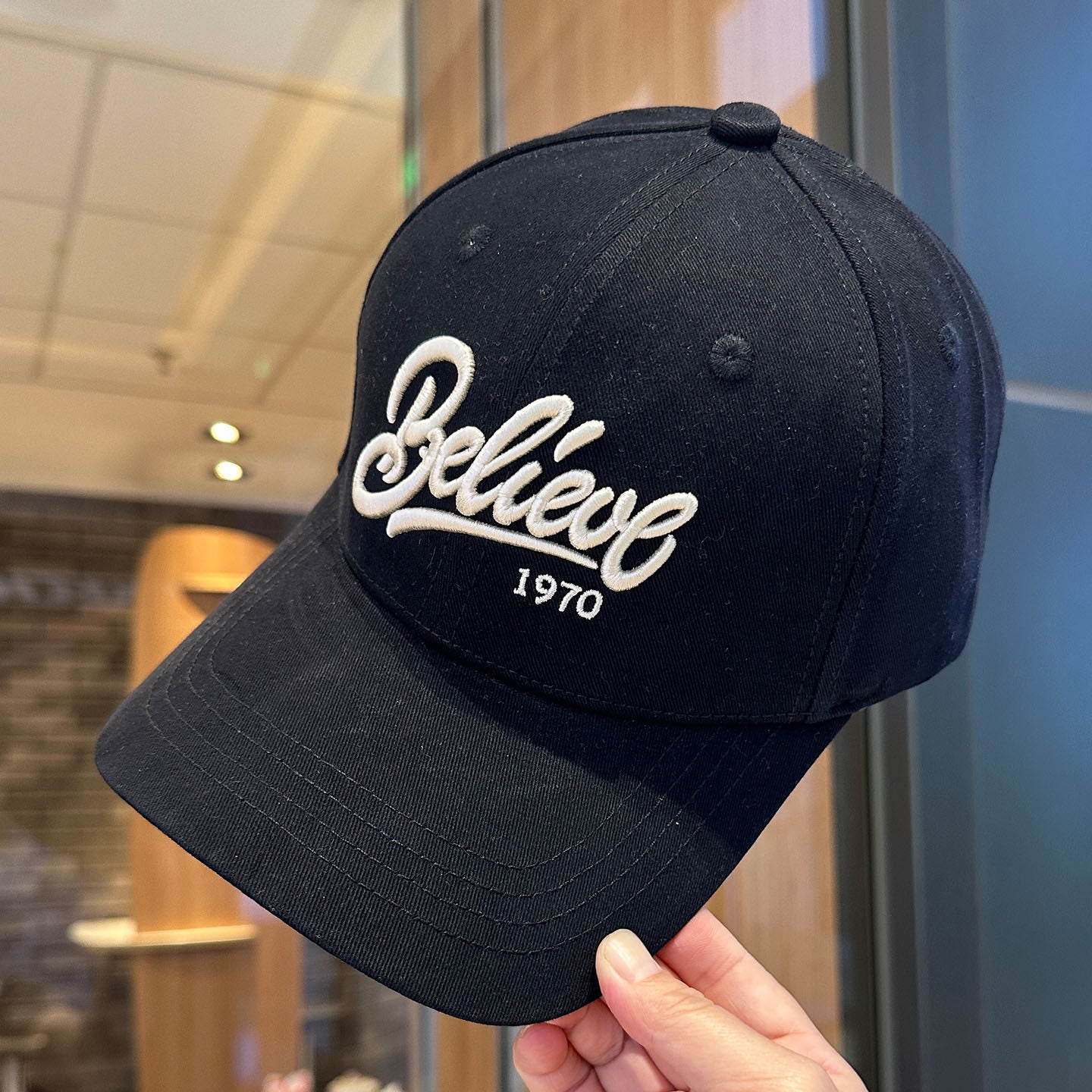 Damen stilvolle bestickte verstellbare Cap Brehn 1784188220