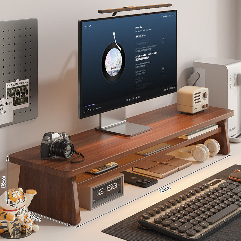 Moderner Holz-Monitorständer mit Stauraum Brehn