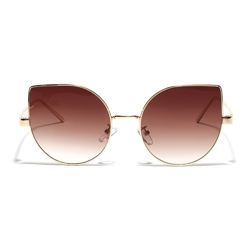 Damen Cat-Eye Sonnenbrille mit polarisierenden Gläsern und elegantem Metallrahmen Brehn