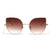 Damen Cat-Eye Sonnenbrille mit polarisierenden Gläsern und elegantem Metallrahmen Brehn
