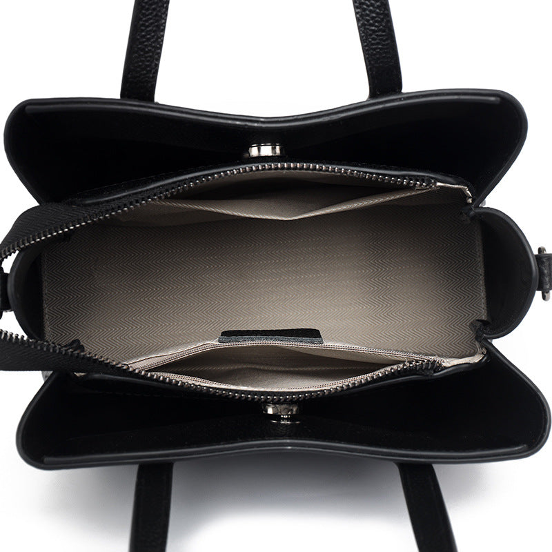 Strukturierte Leder-Tote-Bag Brehn 1785771205