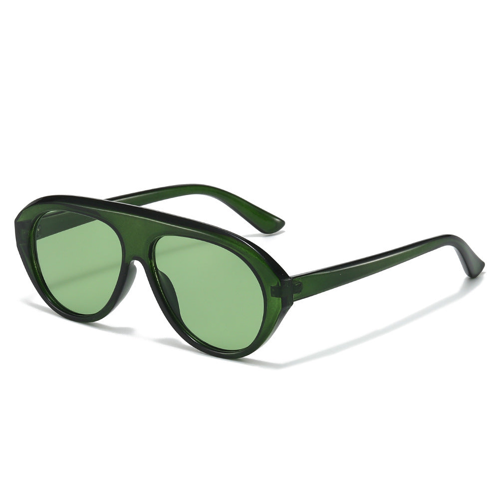 Oversized Geometric Aviator Sonnenbrille Brehn