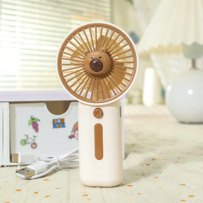 Damen Tragbarer Handventilator im verspielten Tierdesign Brehn