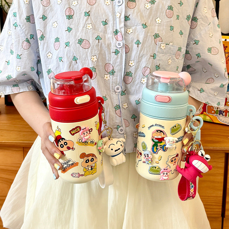 Damen Kinder-Trinkflasche mit kreativem Tierdesign Brehn