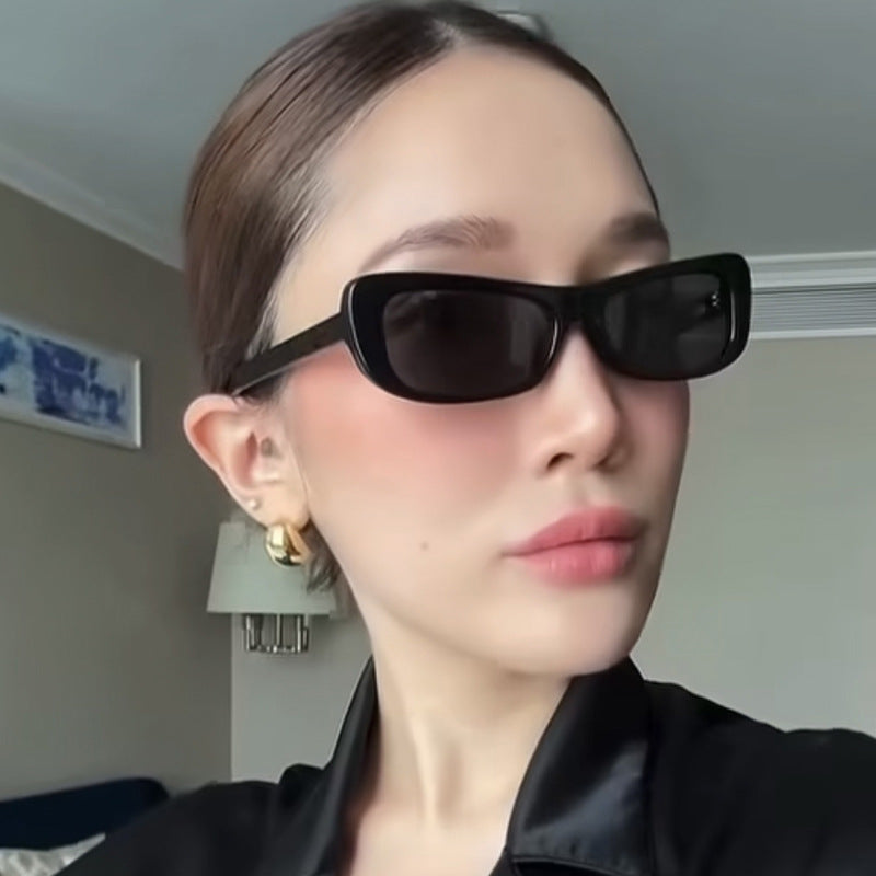 Damen Trendige rechteckige Sonnenbrille Brehn