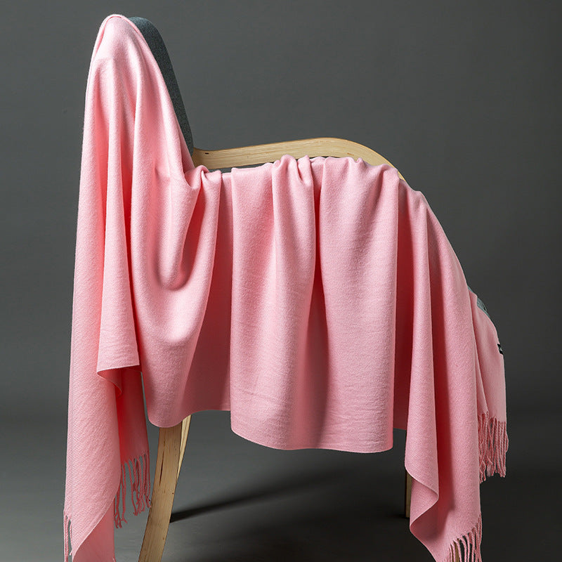 Luxuriöse Cashmere-Mischung Wurfdecke