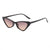 Damen Cat-Eye Sonnenbrille mit animalischem Muster und UV-Schutz Brehn