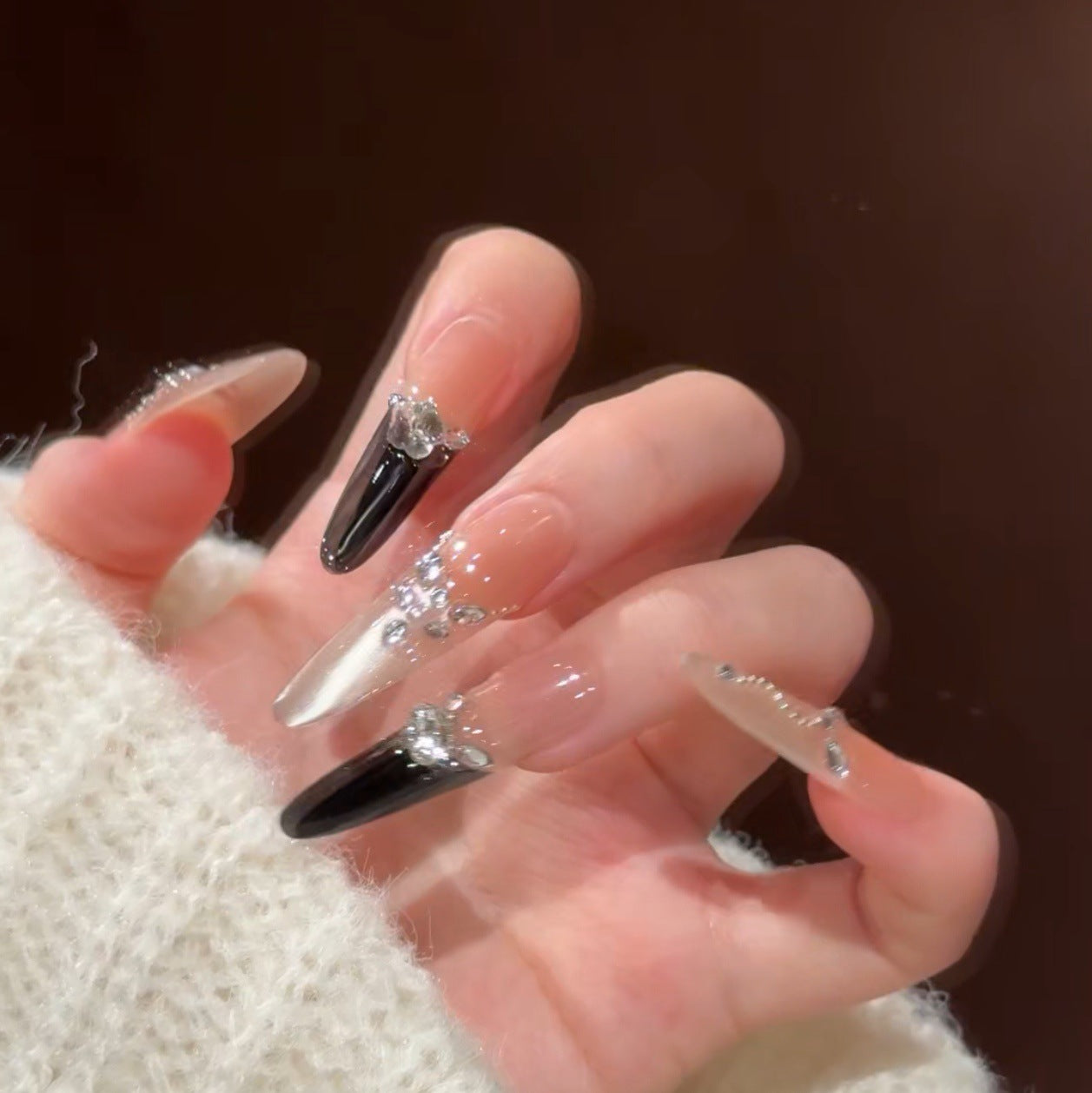 Trendy Acryl Press-On Nagelverlängerungen Brehn