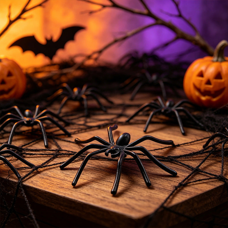 Realistische Halloween-Spinnen-Dekoration Brehn