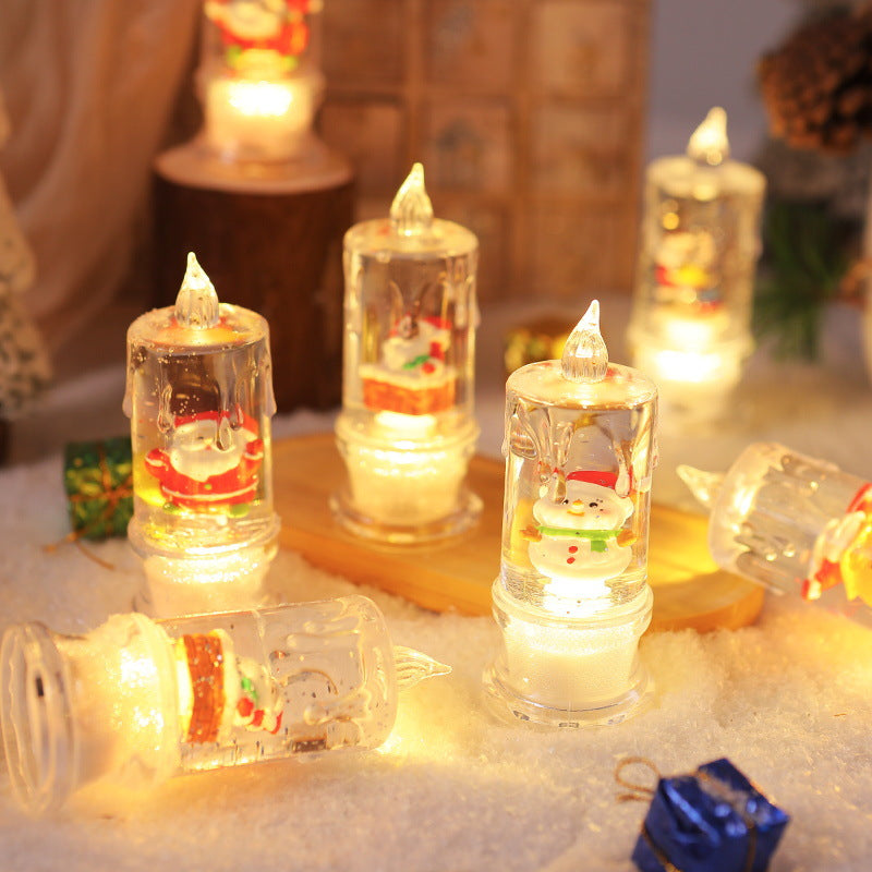 LED Weihnachtslaterne mit Santa-Figur Brehn