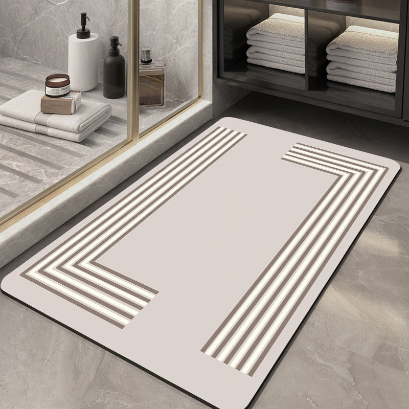 Stylish Modern Badezimmermatte Brehn