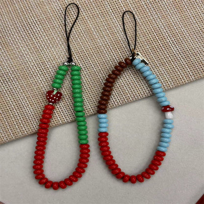 Obst-themed Perlencharms Lanyard Brehn