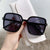 Damen quadratische Oversized-Sonnenbrille mit integriertem UV-Schutz Brehn