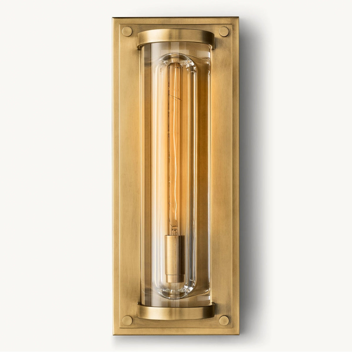 Moderne Glasröhren-Wandlampe
