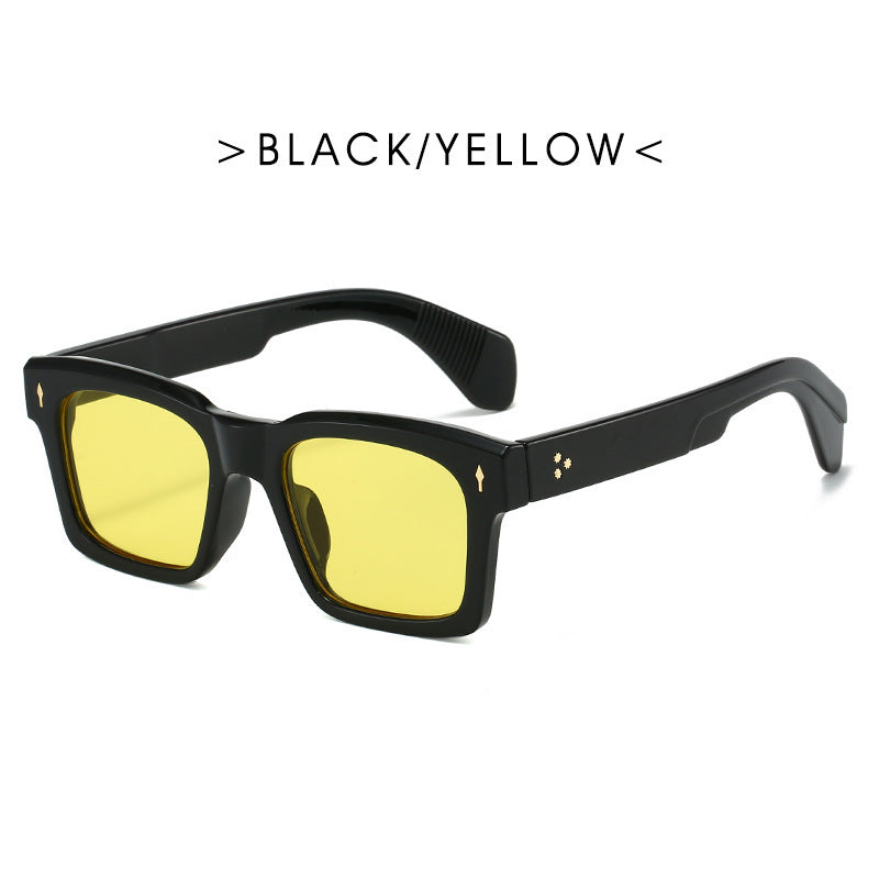 Damen moderne Sonnenbrille im claro-geometrischen Design Brehn