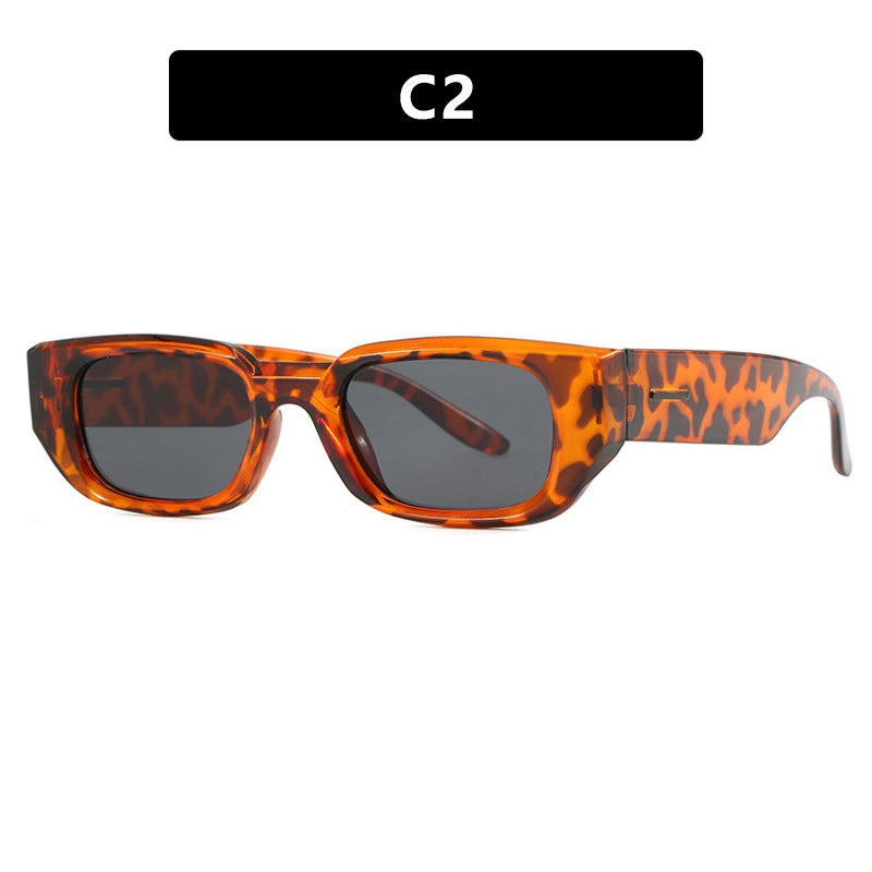 Damen modische Sonnenbrille mit innovativem, transparentem Rahmen und polarisierten Gläsern Brehn