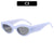 Chic retro-inspirierte ovale Sonnenbrillen