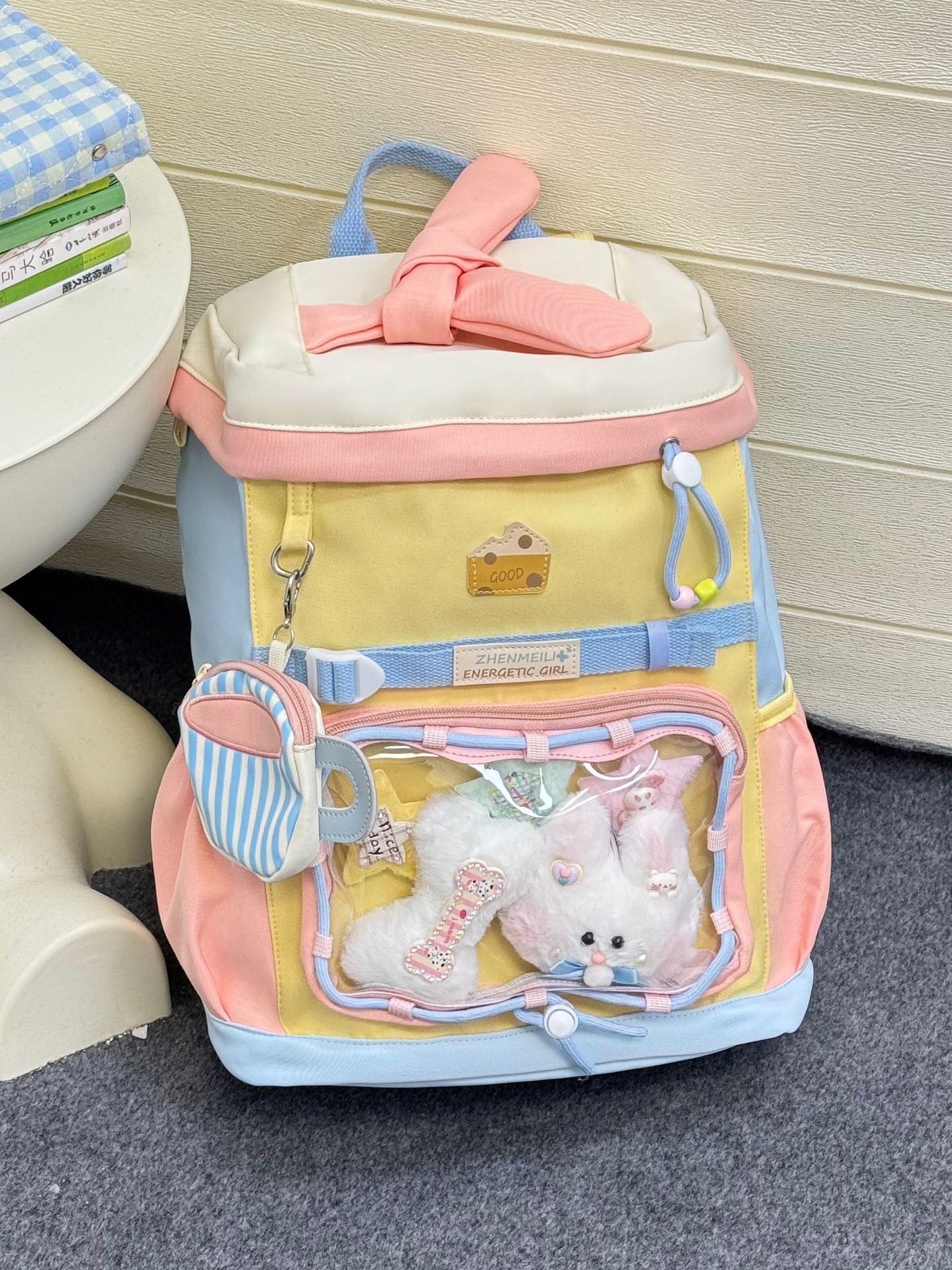 Spaß Retro-Stil Schulrucksack