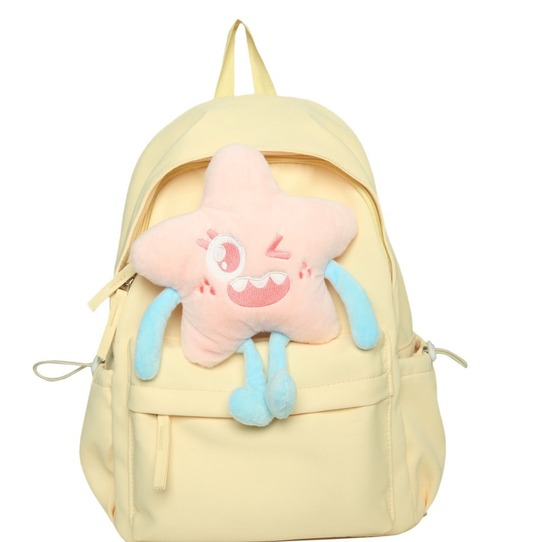 Plüsch-Rucksack mit Spielerischem Sternen-Motiv Brehn