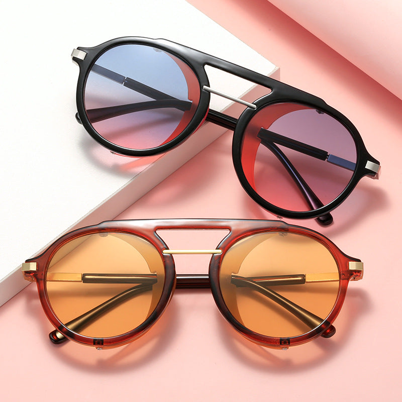 Damen extravagant geformte Sonnenbrille Brehn