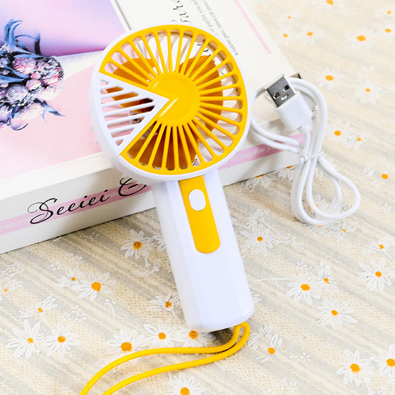 Damen tragbarer Handventilator mit USB-Anschluss und Sicherheitsnetz Brehn