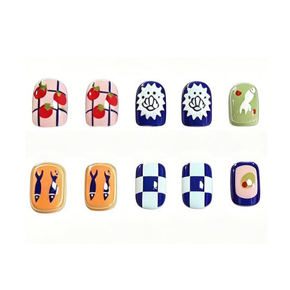 Verspielt Künstlerisches Nageldesign Brehn