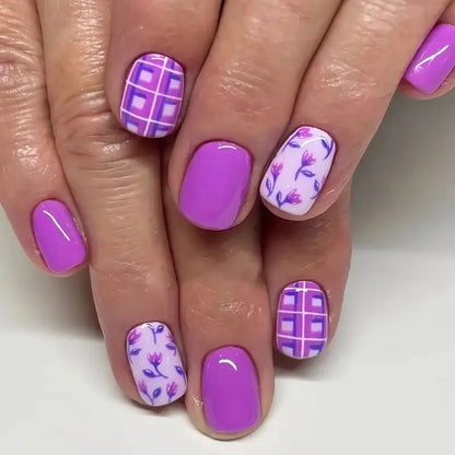 Blumenmuster-Nagelkunst-Set Brehn