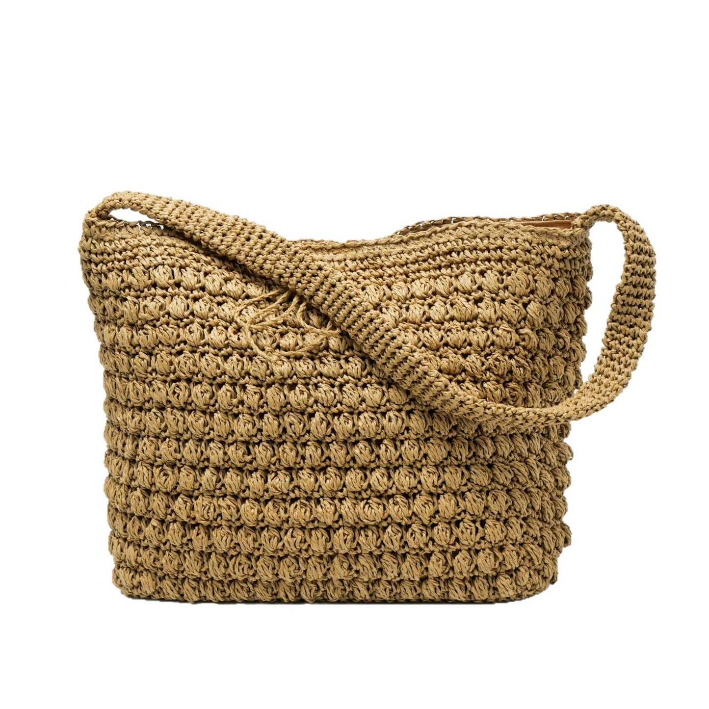 Modische Makramee Shopper-Tasche Brehn