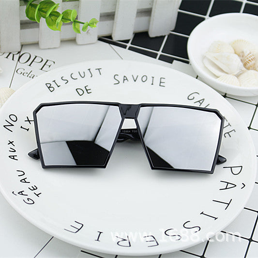 Damen Modische Sport-Sonnenbrille mit eckigem Rahmen und verspiegelten Gläsern Brehn