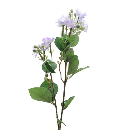 Künstlicher Blütenzweig mit lebhaften rosa Blüten Brehn
