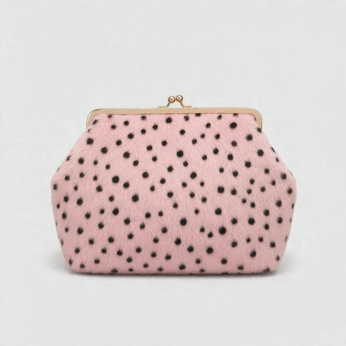 Polka Dot Fell Handtasche