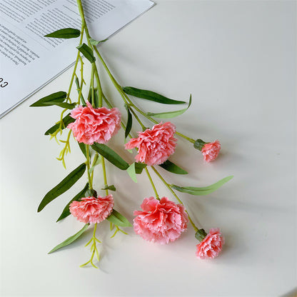 Realistische Seidenblumenstielarrangement